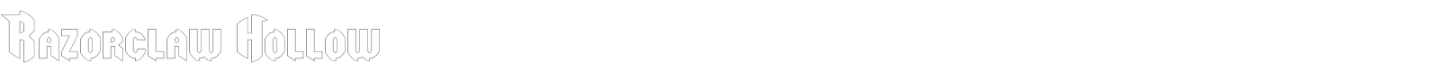 Razorclaw font preview